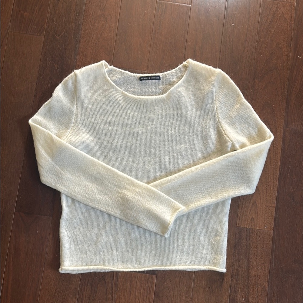 Cream Long Sleeve Sweater